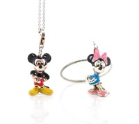 Thomas Sabo Disney pendants and chain necklace