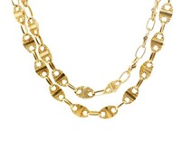 18ct yellow gold "Gucci" chain link necklace