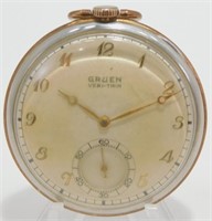 Gruen Veri-Thin Vintage Pocket Watch: 12-Size