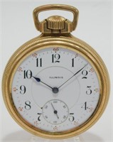 Illinois Antique Pocket Watch: 16-Size 19-Jewel