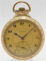 Burlington Antique Pocket Watch by Illinois: