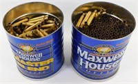 * 2 Coffee Cans of Brass Shell Casings