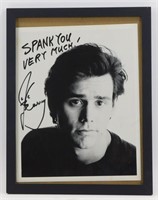 * Framed and Signed Jim Carrey Photograph