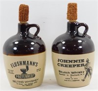 * Johnnie Creeper Whiskey Jug, Flushmann's