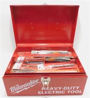 * Milwaukee Heavy Duty Electric Tool with 13 New