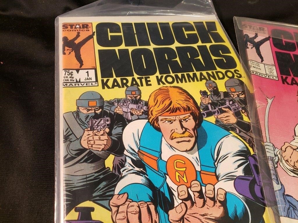 1-3 CHUCK NORRIS COMIC BOOKS Karate Kommandos | ODDSPOT