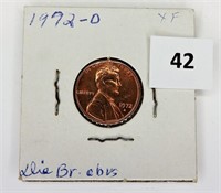 1972 D XF Lincoln Penny