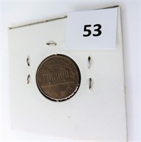 1962-D Lincoln Penny / Filled R
