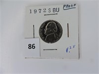 1972-S BU Nickel Proof