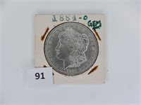 1884-O Morgan Silver Dollar GEM
