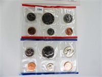 1987 Uncirculated Coint Sets (4 Sets)