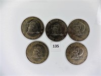 5 Eisenhower Bicentennial Dollars