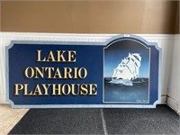 Lake Ontario Playhouse Wooden Sign