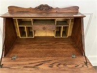 Oak Drop Front Larkin Writing Desk