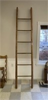 Wooden Split Rail Ladder - 102" long x 14" wide