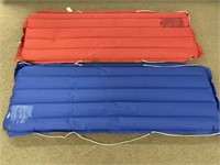 2 Red & Blue Canvas / Cloth Floats