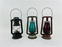Three Dietz Antique Lanterns