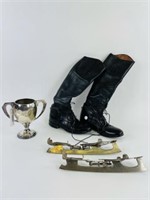 Leather Riding Boots, Trophy, Ice Skates