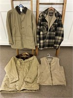 3 Woolrich Coats & Woolrich Vest