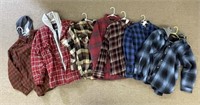 7 XL Men's Flannel Shirts / Shirt Jackets