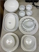 Group of White Dishes