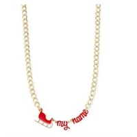 $20 Sleigh My Name Necklace