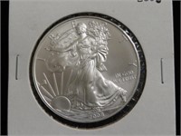 2008 1 OZ .999 SILVER EAGLE GEM