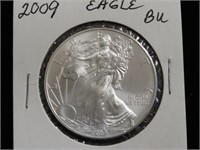 2009 1 OZ .999 SILVER EAGLE BU