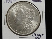 1902 O MORGAN SILVER DOLLAR 90%