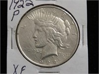 1922 P PEACE SILVER DOLLAR 90%