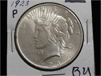 1923 P PEACE SILVER DOLLAR 90%