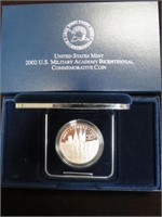 2002 US MINT WEST POINT PROOF SILVER $ 90%