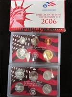 2006 (10) COIN US MINT SILVER PROOF SET