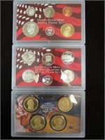 2008 (14) COIN US MINT SILVER PROOF SET