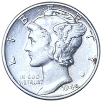 1940 Mercury Silver Dime UNCIRCULATED