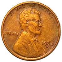 1932-D Lincoln Wheat Penny CLOSELY UNCIRCULATED