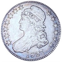 1827 Capped Bust Half Dollar ABOUT UNCIRCULATED