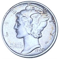 1940 Mercury Silver Dime UNCIRCULATED