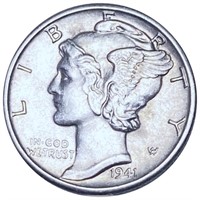 1941-D Mercury Silver Dime UNCIRCULATED