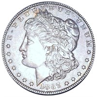 1887 Morgan Silver Dollar CLOSELY UNCIRCULATED
