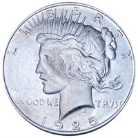 1925 Silver Peace Dollar UNCIRCULATED