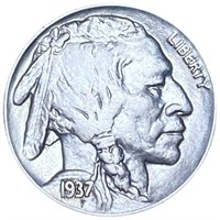 1937-D Buffalo Head Nickel LIGHTLY CIRCULATED