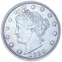 1883 Liberty Victory Nickel ABOUT UNCIRCULATED