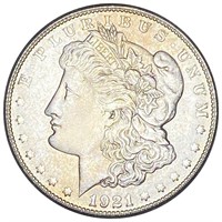 1921-S Morgan Silver Dollar CLOSELY UNCIRCULATED