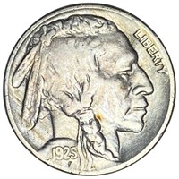 1925 Buffalo Head Nickel LIGHTLY CIRCULATED