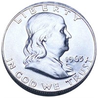 1963-D Franklin Half Dollar UNCIRCULATED