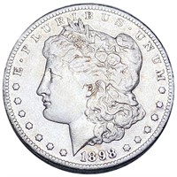 1898-S Morgan Silver Dollar ABOUT UNCIRCULATED