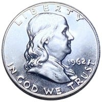 1962 Franklin Half Dollar CHOICE PROOF