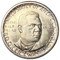 1946-S Booker T. Washington Half Dollar UNC