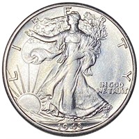 1943-S Walking Liberty Half Dollar UNCIRCULATED